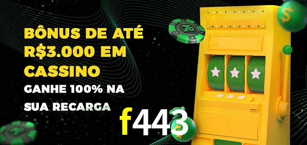 f443 melhor bônus de depósito
