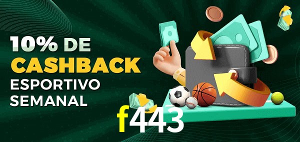 10% de bônus de cashback na f443